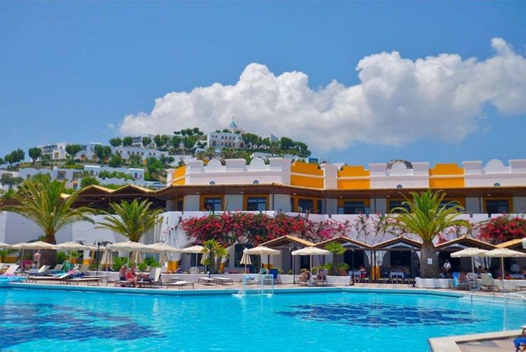 Swimming pool in lagas aegean village