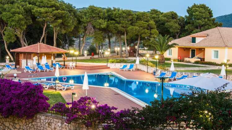 outdoor swimming pool in Keri Village By Zante Plaza