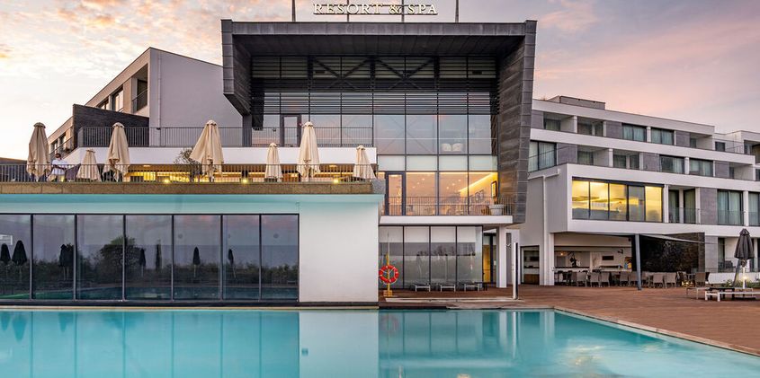 outdoor swimming pool in Monchique Resort and Spa Hotel View