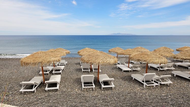 Beach in Santorini, Greece